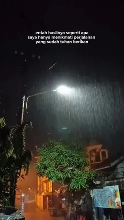 STORY WA HUJAN MALAM