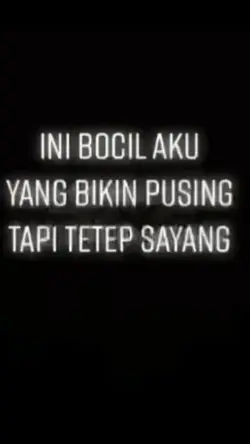 bocilku bikin pusing