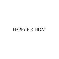 happy birthday
