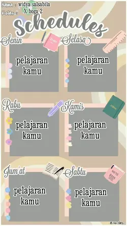 roster pelajaran