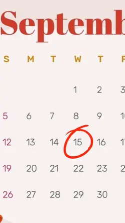15 September