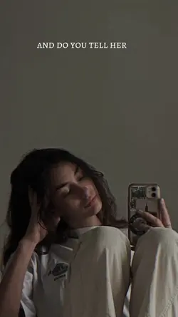 Do you tell her she'