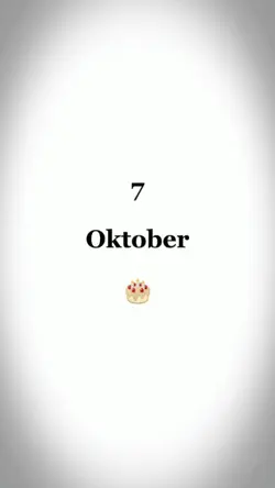 HBD, 7 OKTOBER