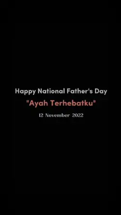 hari ayah 12 novembr