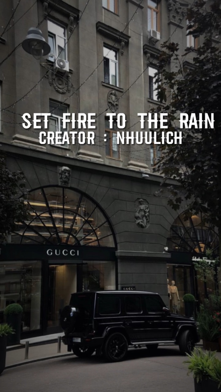 Prender Fuego A La Lluvia