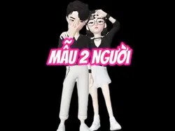 Mẫu 2 người trend