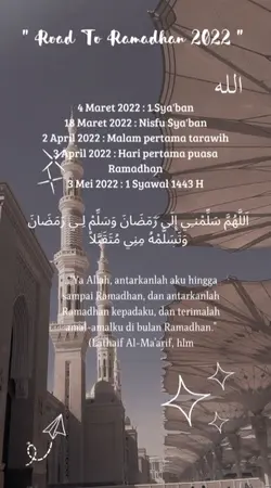 Jadwal Ramadhan 2022