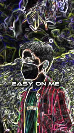 Easy on me #NeonOutline