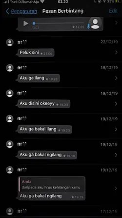 SS CHAT BERBINTANG