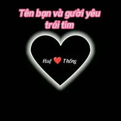 Tên bạn và người yêu