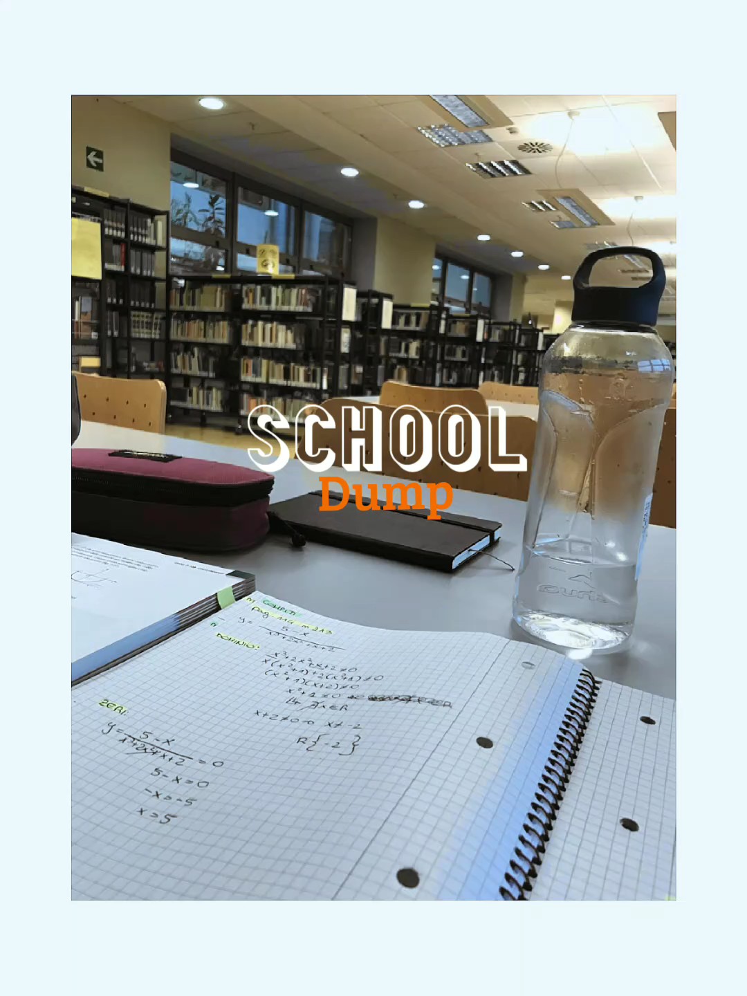 Volcado de la escuela