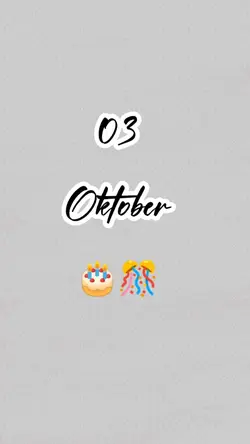 hbd 03 Oktober