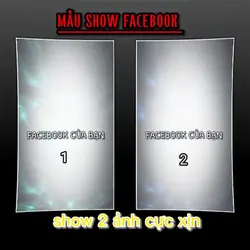 mẫu show facebook