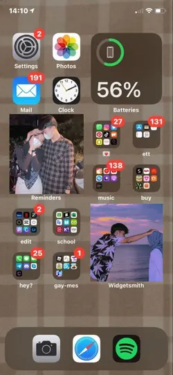 Widget iphone