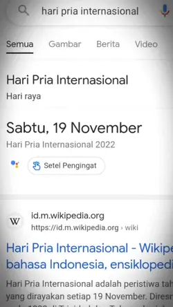 hari pria sedunia