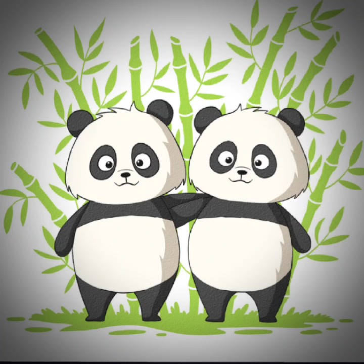 Mejor amigo panda