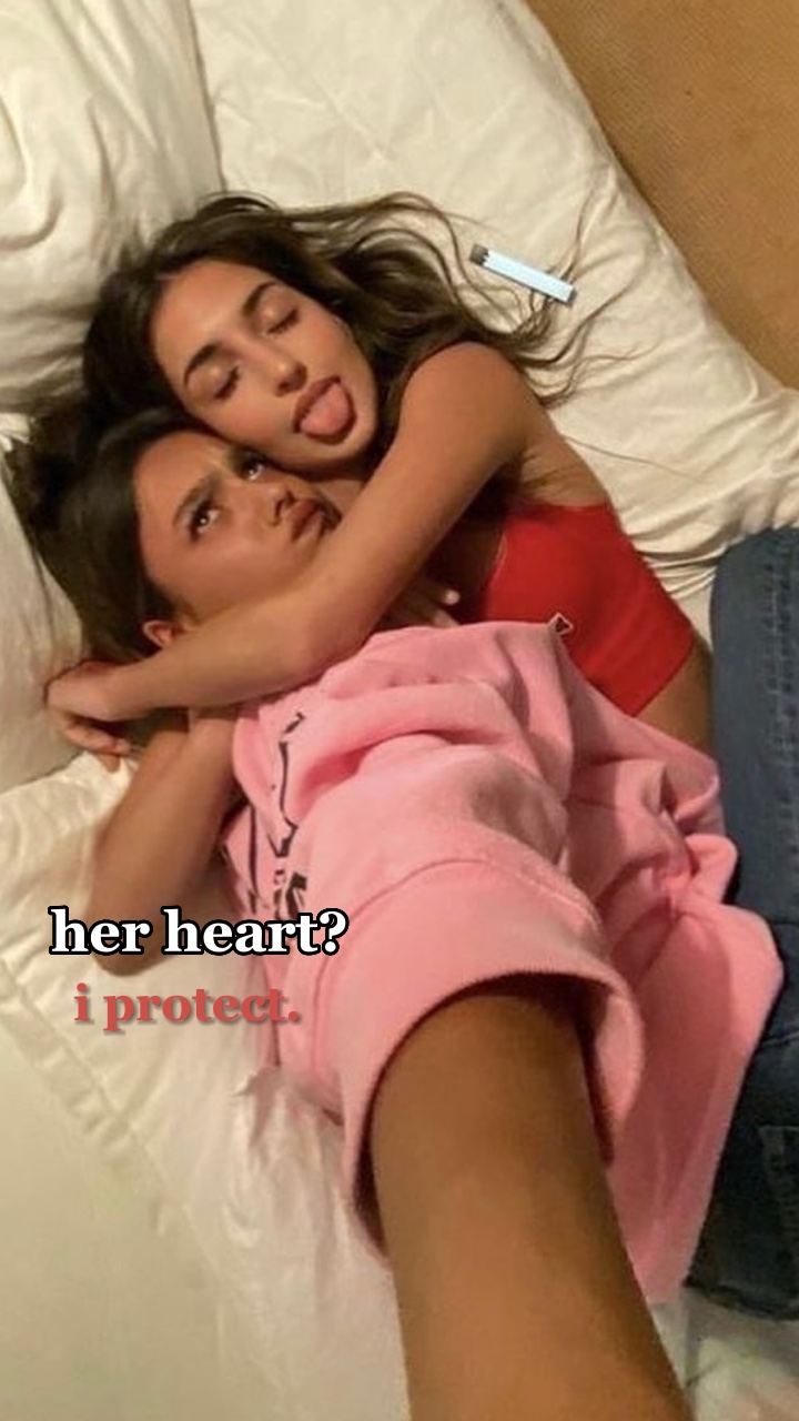 O coração dela? eu protejo.