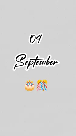 hbd 04 September 