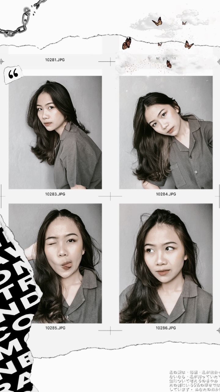 Frame Grid Polaroid