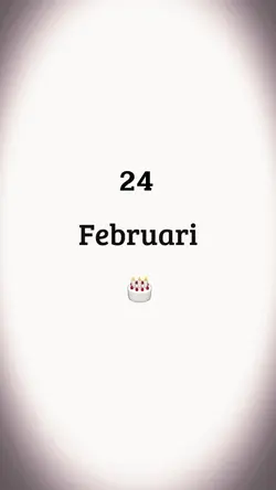 HBD 24 Februari 🎂