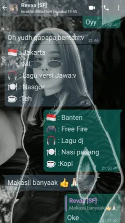 mentahan chat wa