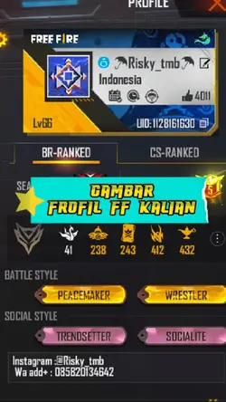 GAMBAR AKUN FF