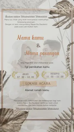 #UndanganPernikahan