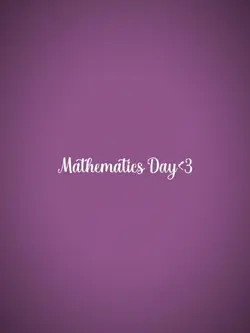 Mathematics Day≤3