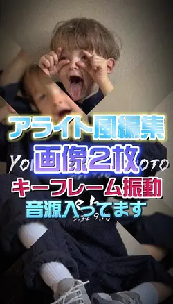 アライト編集を画像2枚で再現!!