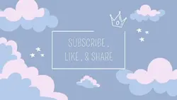 Kawaii Blue YT Outro