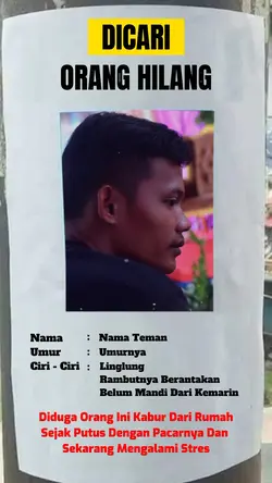 Meme Orang Hilang