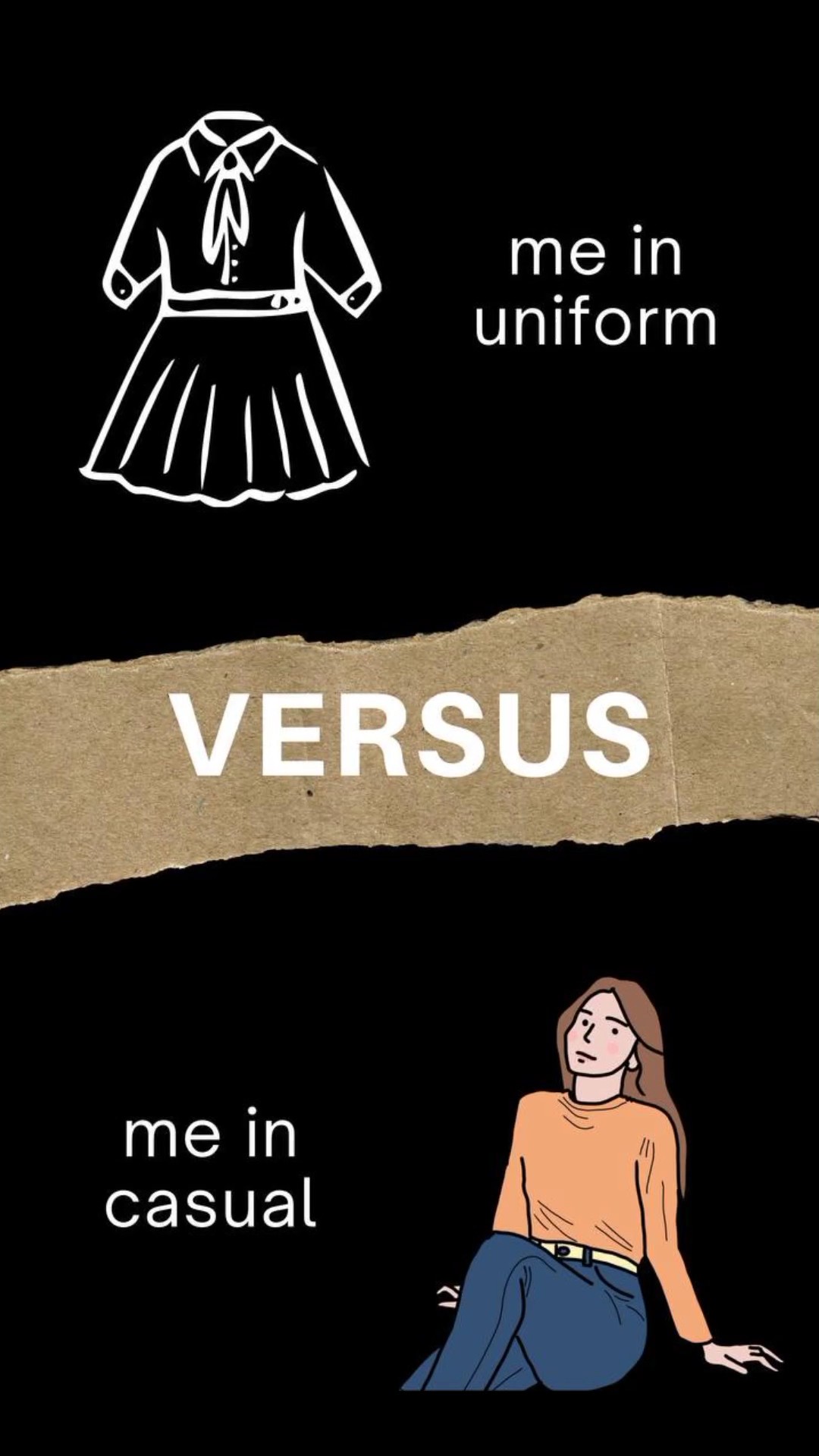 Uniforme vs. casual 