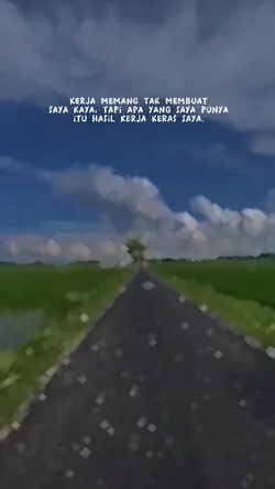 hasil kerja sendiri