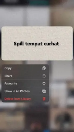 Spill tempat curhat 