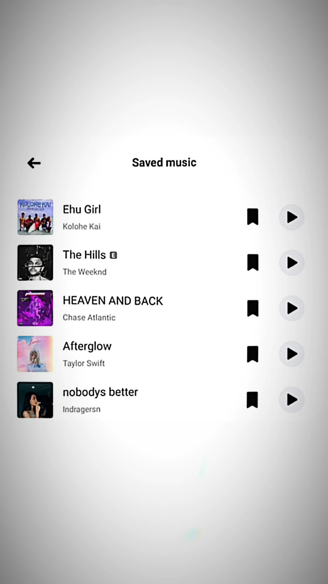 tendance du nom de la musique