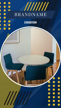 Furniture Exhibition Display In Commercial Style For Real Estate Industry
