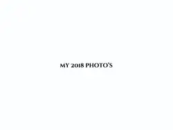 my 2018 photos
