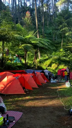 vlog camping estetik