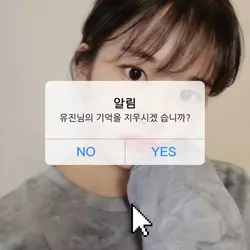 oo님의 기억을 지우시겠 습니까?