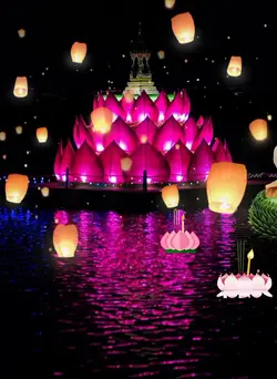 มาลอยกระทงกันน