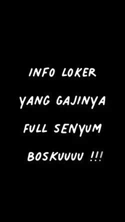 Info Loker Gaji full