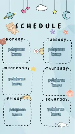 jadwal pelajaran