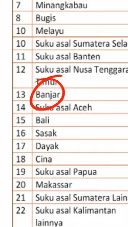 Versi Banjar