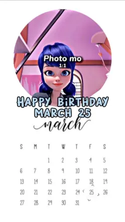 happy birthday march