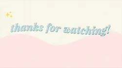Thanks for watching