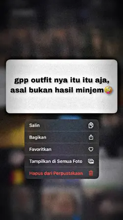 yg penting ga minjem