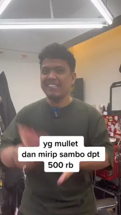 stich rambut mullet