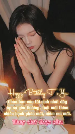 Chúc sinh nhật bạn