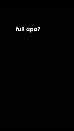 full apa?