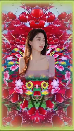 sắc hoa sặc sỡ